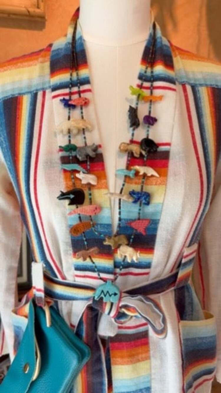 VINTAGE Native American Zuni-Style Necklace